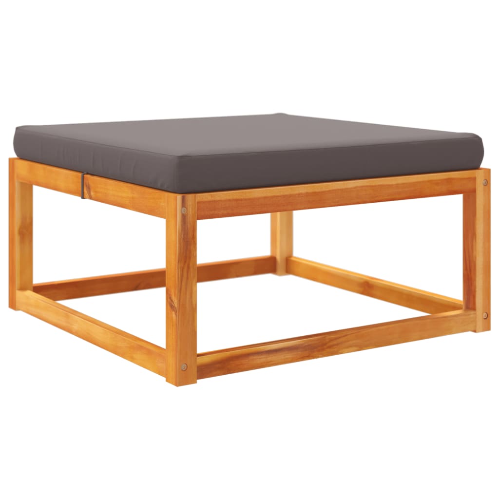 7-tlg. Gartensofa-Set mit Kissen Holz Akazie & Seil