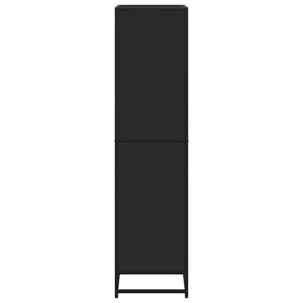 Bücherregal Schwarz 60x35x139 cm Holzwerkstoff