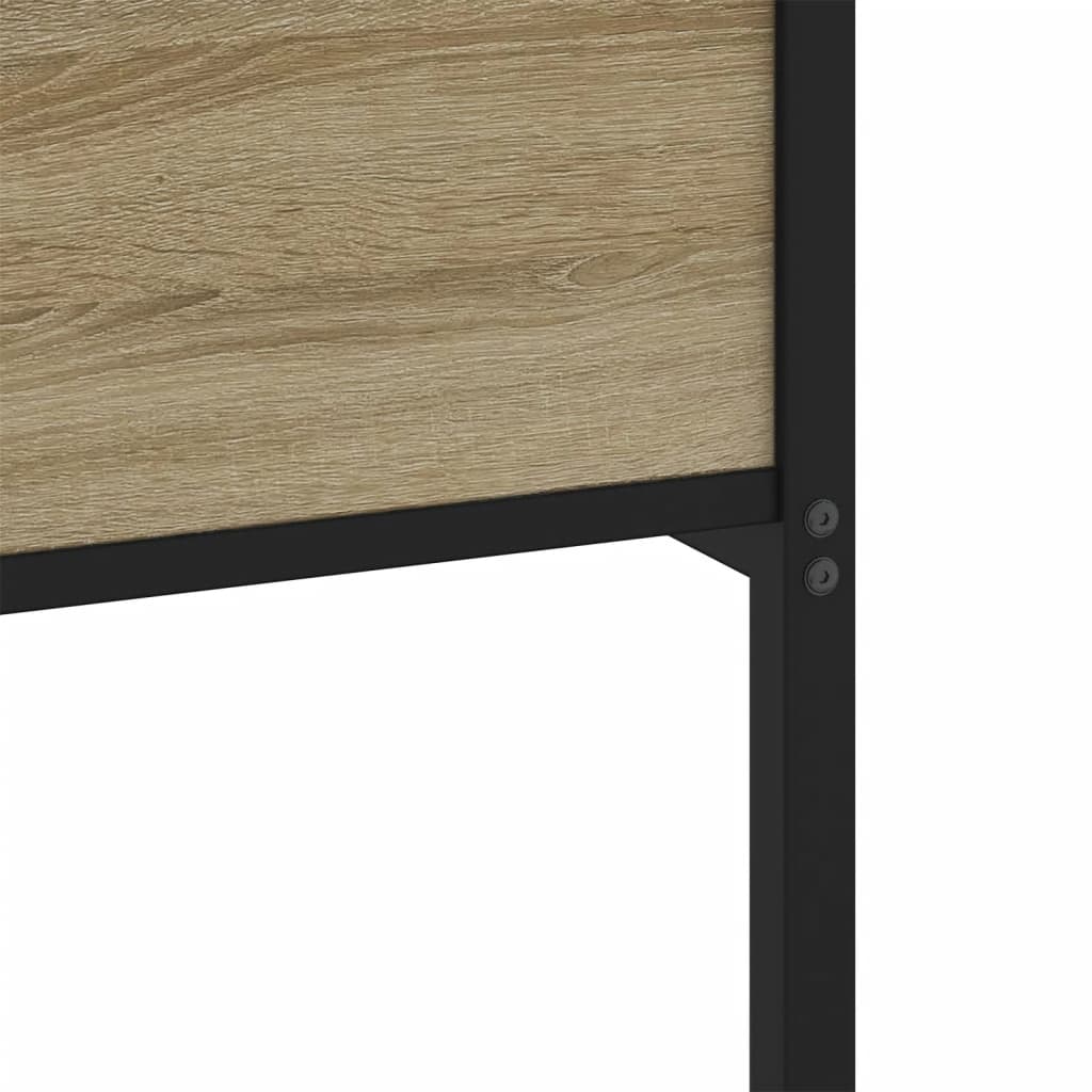 Bettgestell ohne Matratze Sonoma-Eiche 107x200 cm Holzwerkstoff