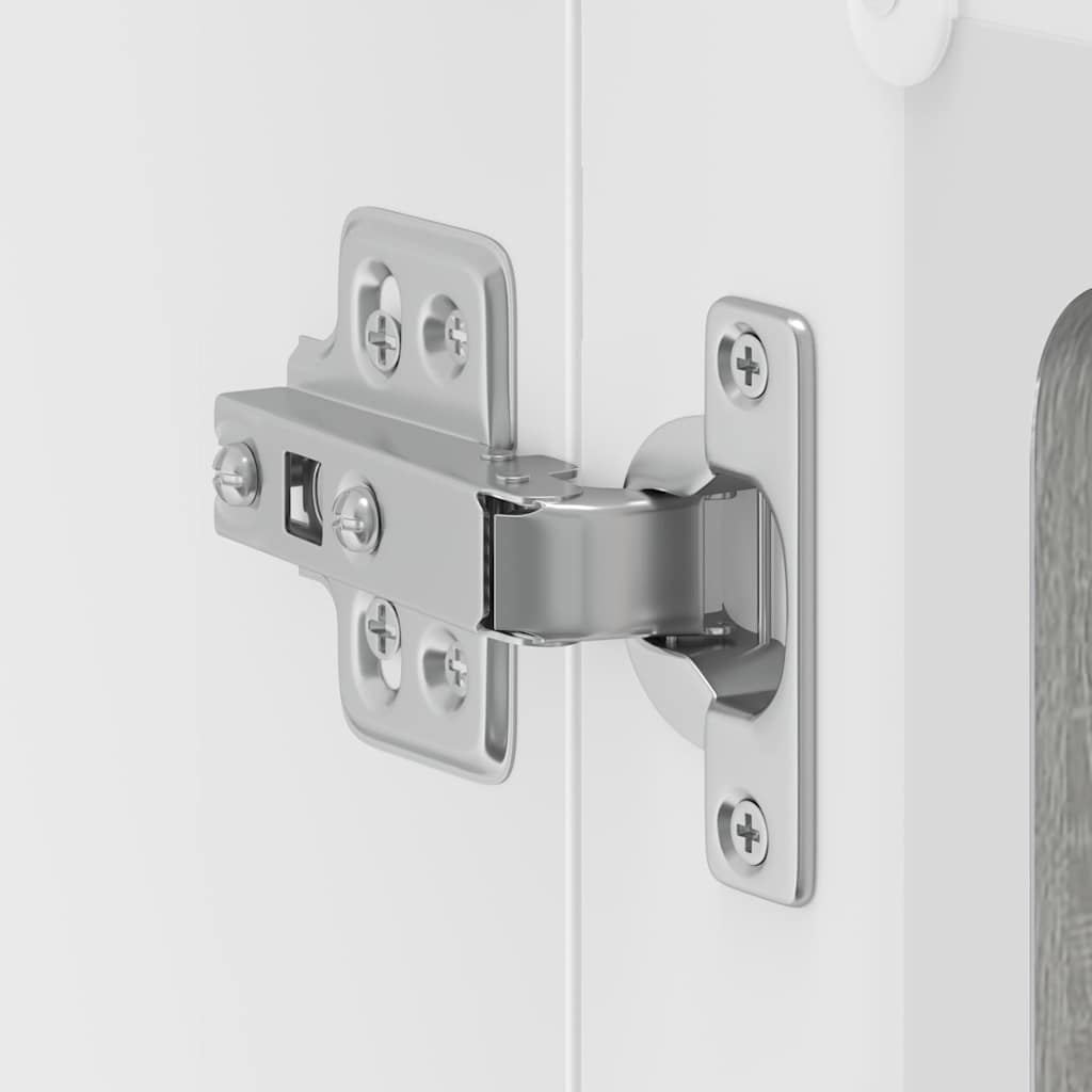 Küchen-Hängeschrank mit Glastür Kalmar Grau Sonoma Holzwerkstoff