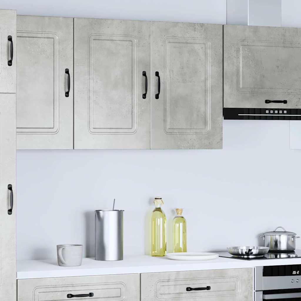 Küchen-Hängeschrank Kalmar Betongrau Holzwerkstoff