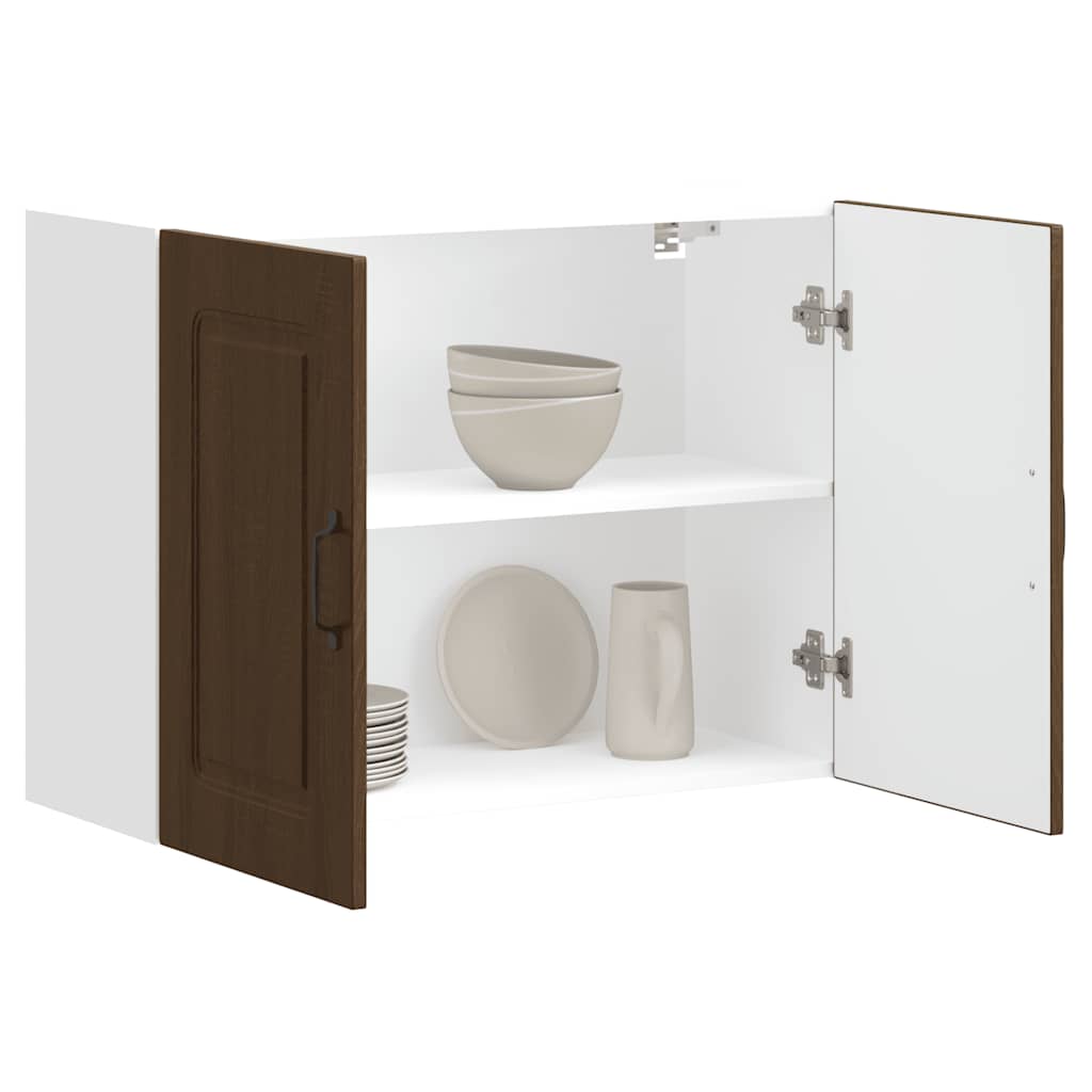 Küchen-Hängeschrank Kalmar Braun Eichen-Optik Holzwerkstoff