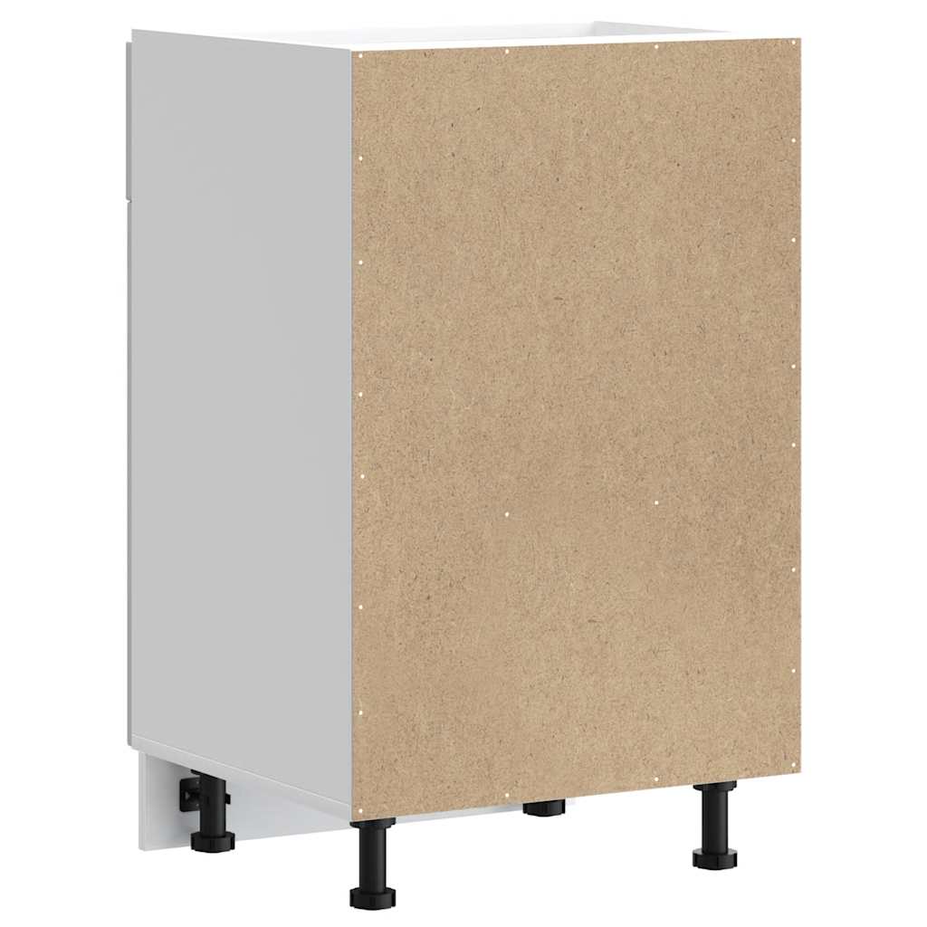 Küchen-Unterschrank Lucca Hochglanz-Weiß Holzwerkstoff
