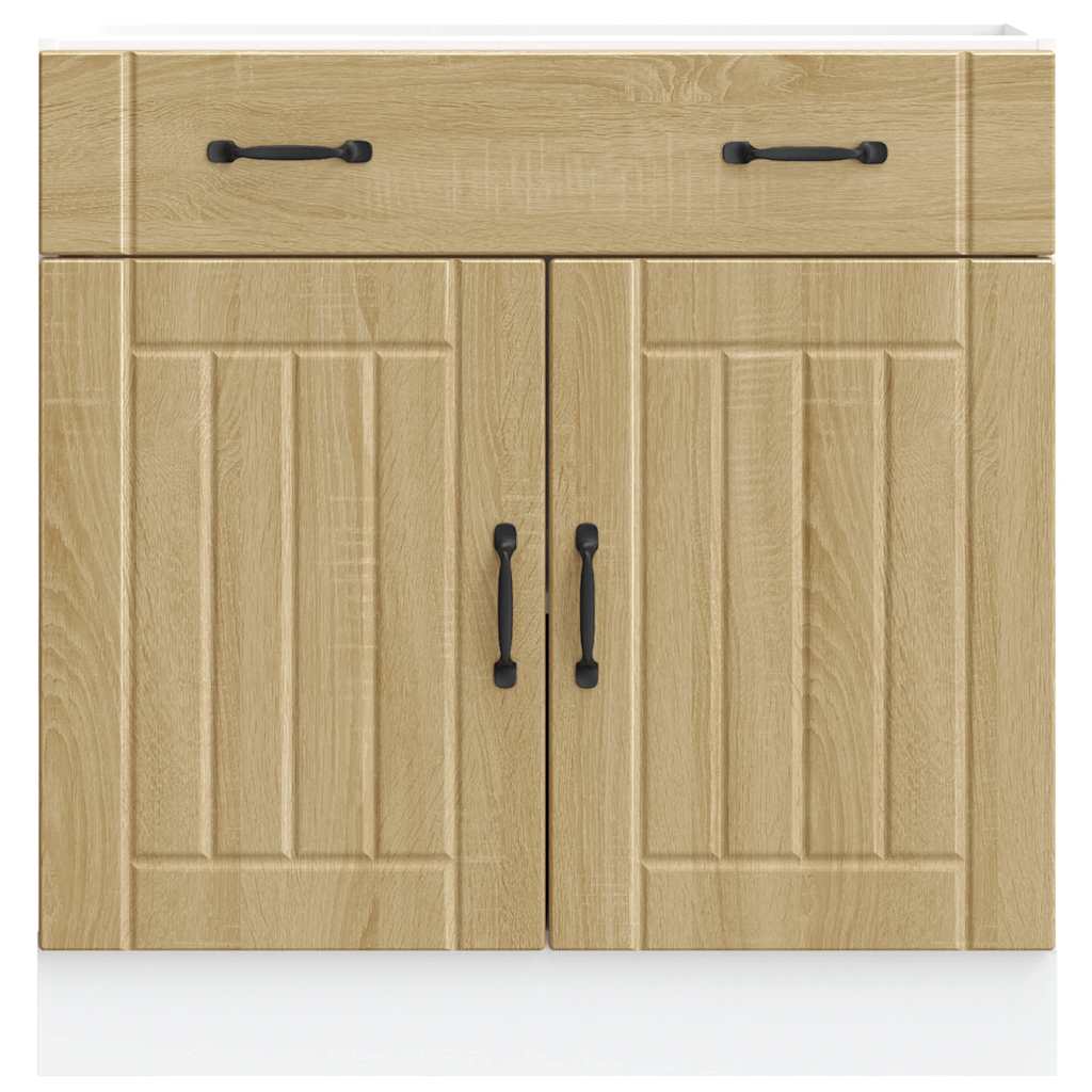 Küchen-Unterschrank Lucca Sonoma-Eiche Holzwerkstoff