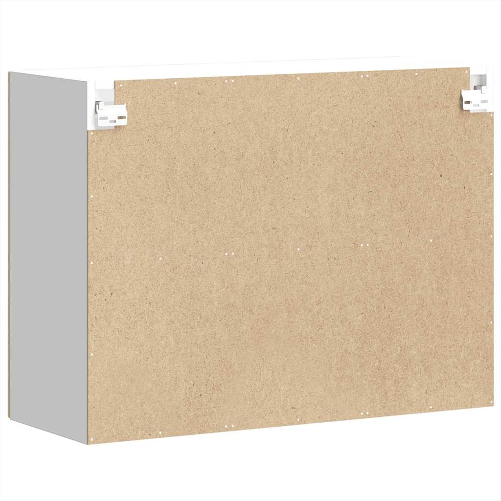 Küchen-Hängeschrank mit Glastür Lucca Sonoma-Eiche Holzwerkstoff