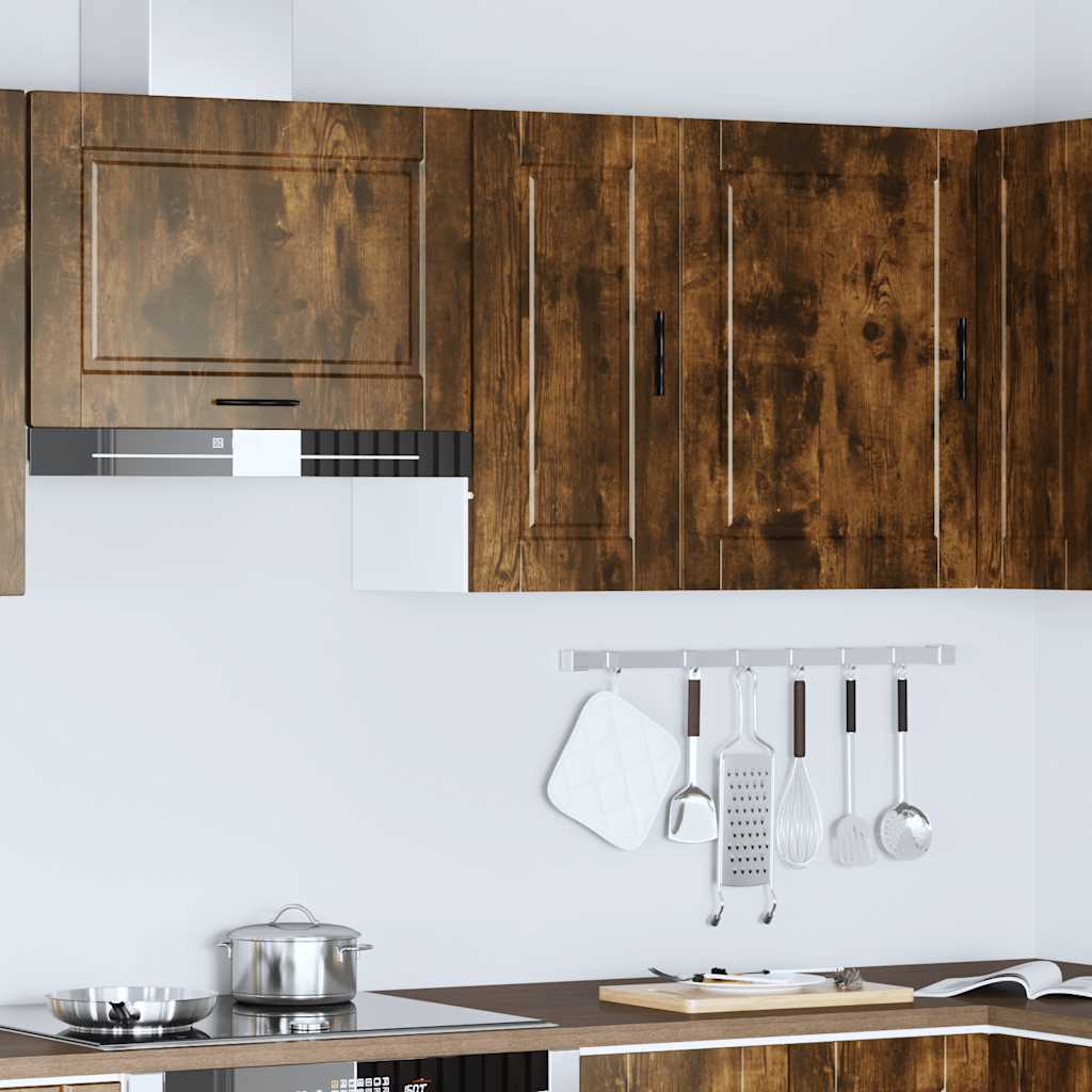 Küchen-Hängeschrank Porto Räuchereiche Holzwerkstoff