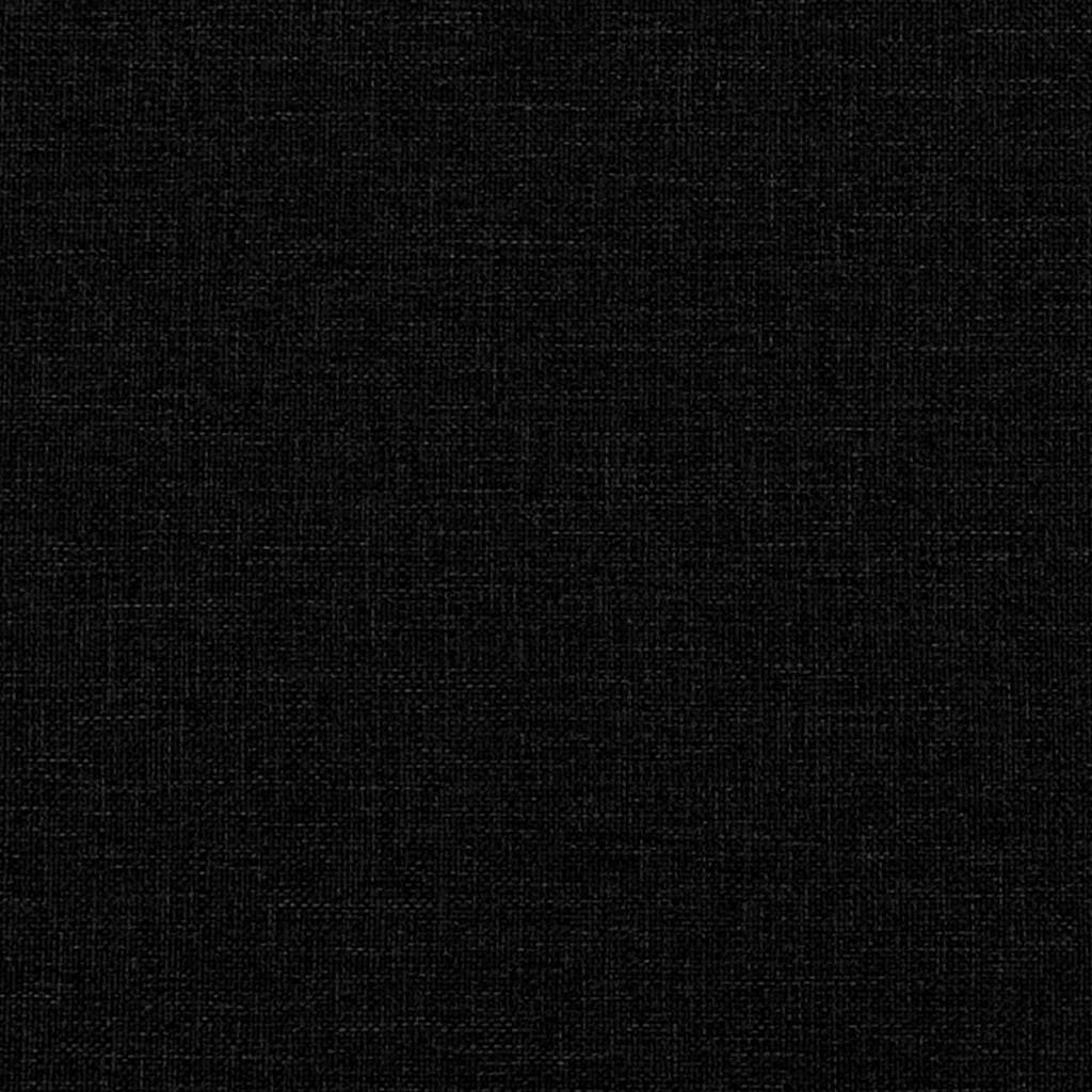 Esszimmerstühle 4 Stk. Schwarz Stoff