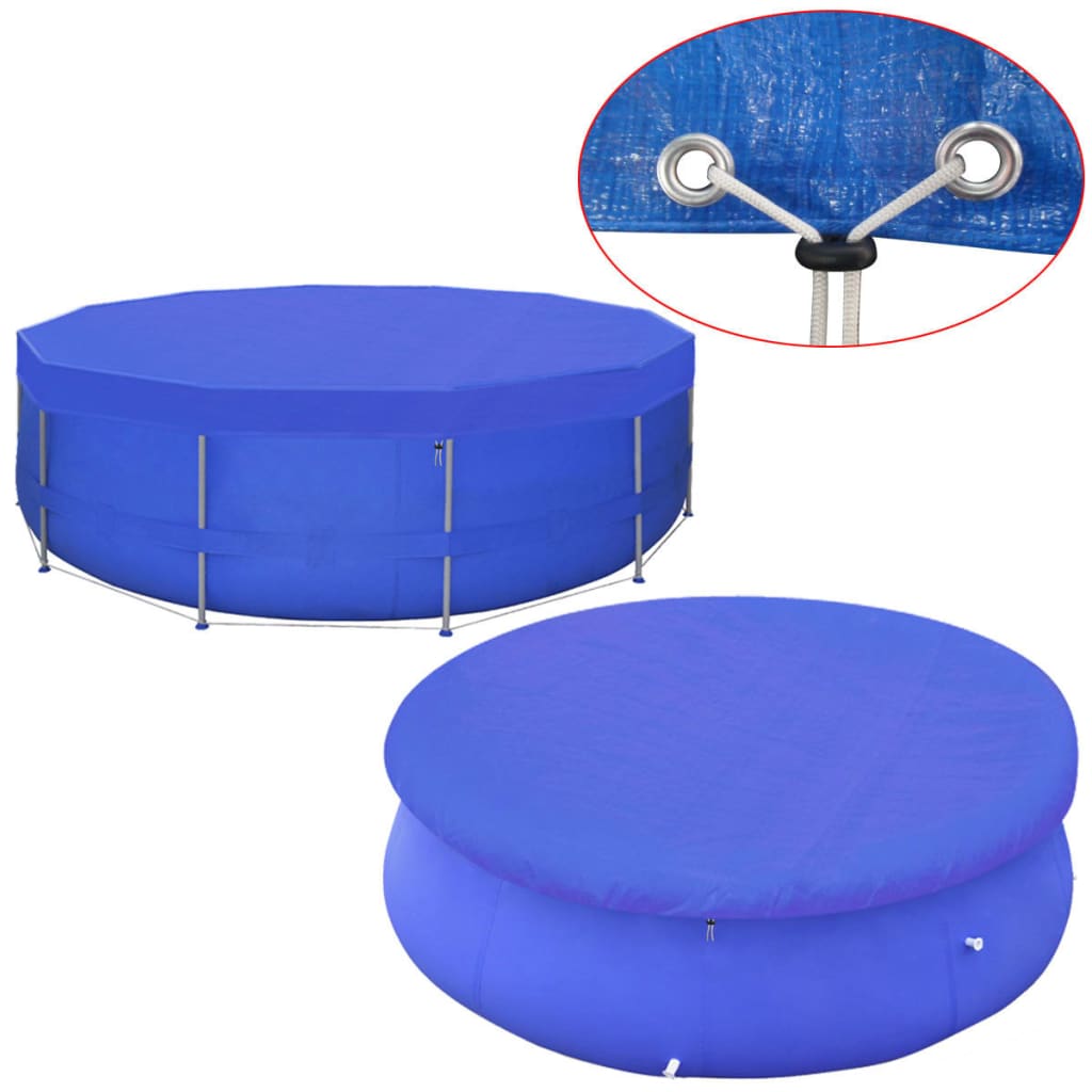 Bâche de piscine PE ronde 540 cm 90 g/m²