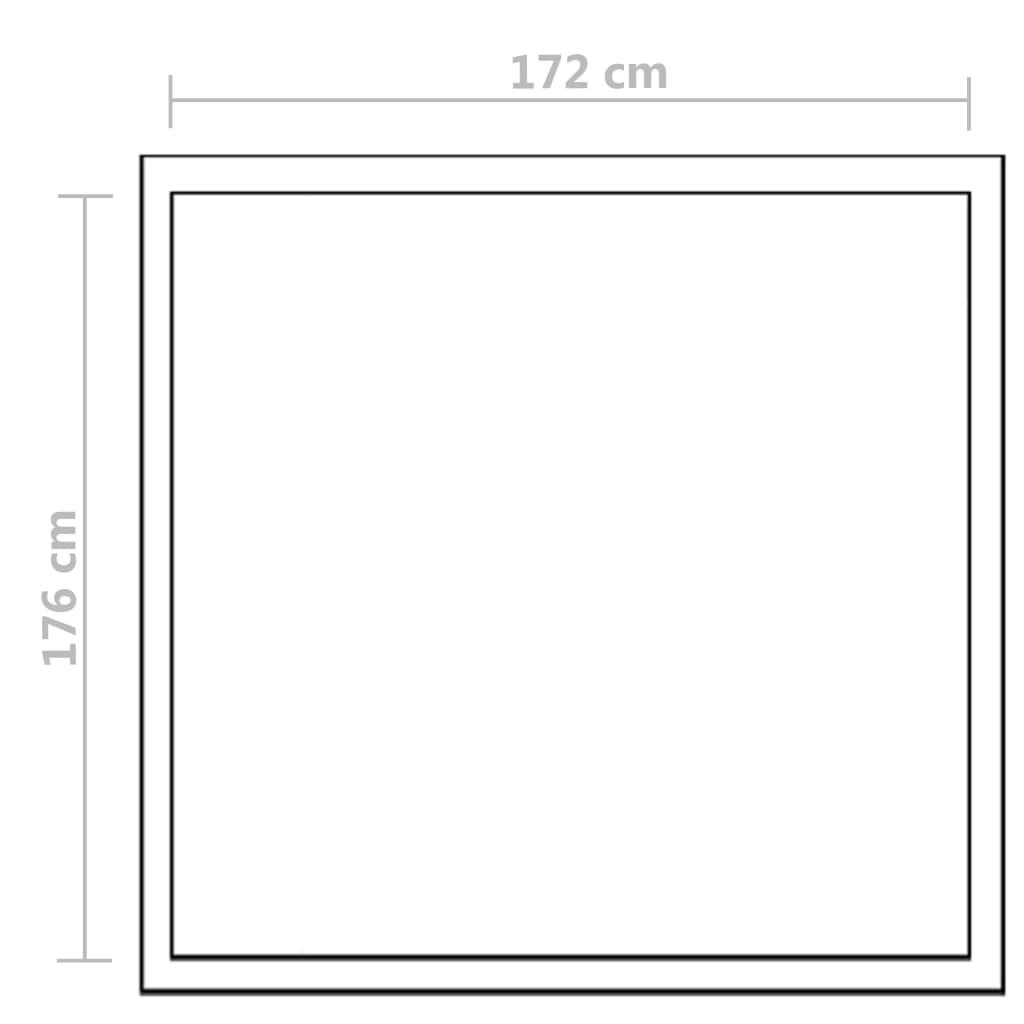 Greenhouse Reinforced Aluminum 3.46 m³