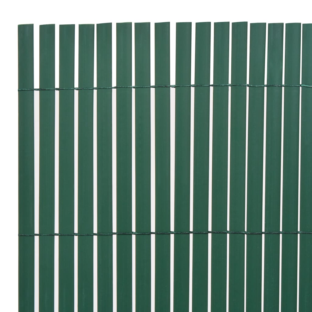 Clôture de jardin double face PVC 90×300 cm vert