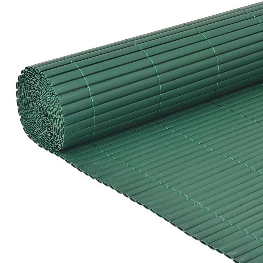 Clôture de jardin double face PVC 90×300 cm vert