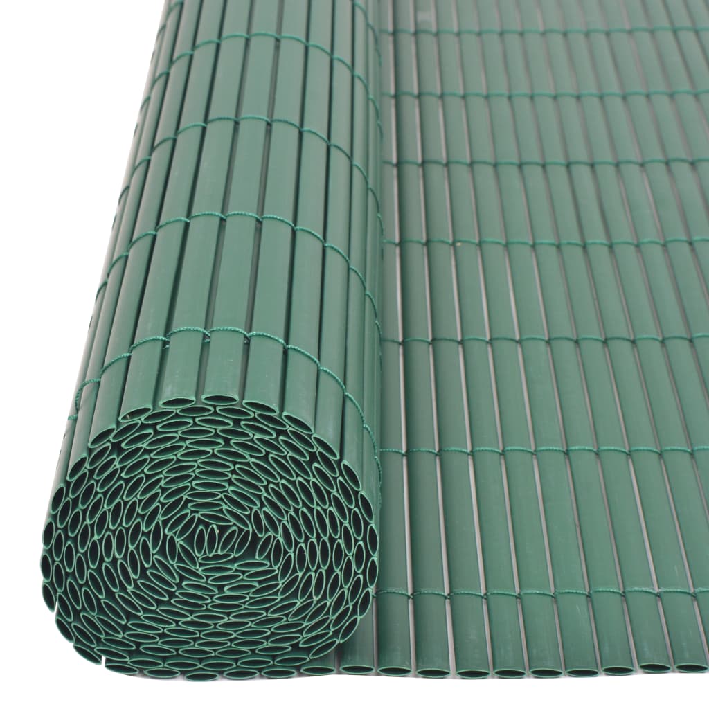 Clôture de jardin double face PVC 90×300 cm vert