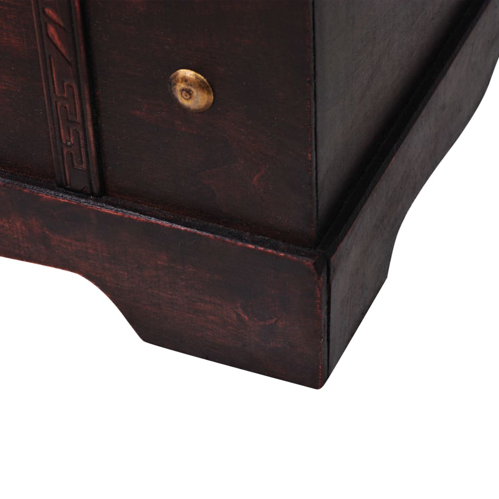 Vintage treasure chest wood 66 x 38 x 40 cm