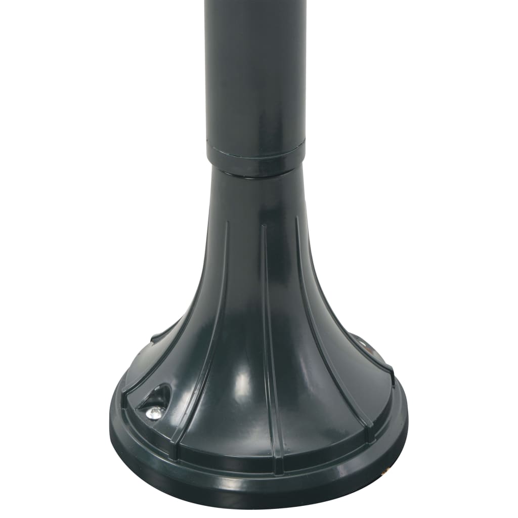 Garden bollard light E27 120 cm aluminum dark green