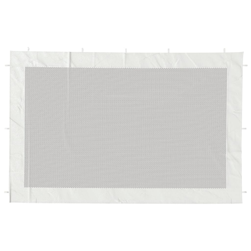 Party tent side walls 2 pieces. Mesh white and black