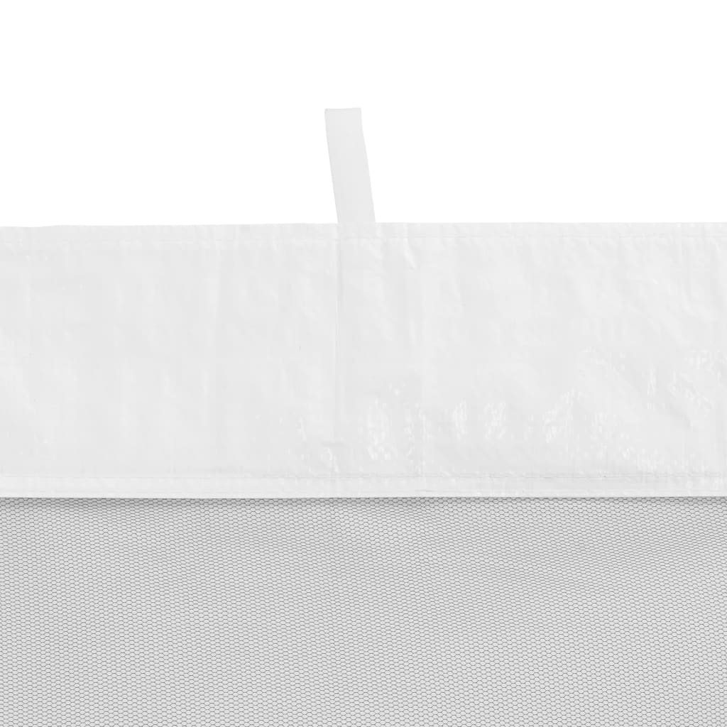 Party tent side walls 2 pieces. Mesh white and black