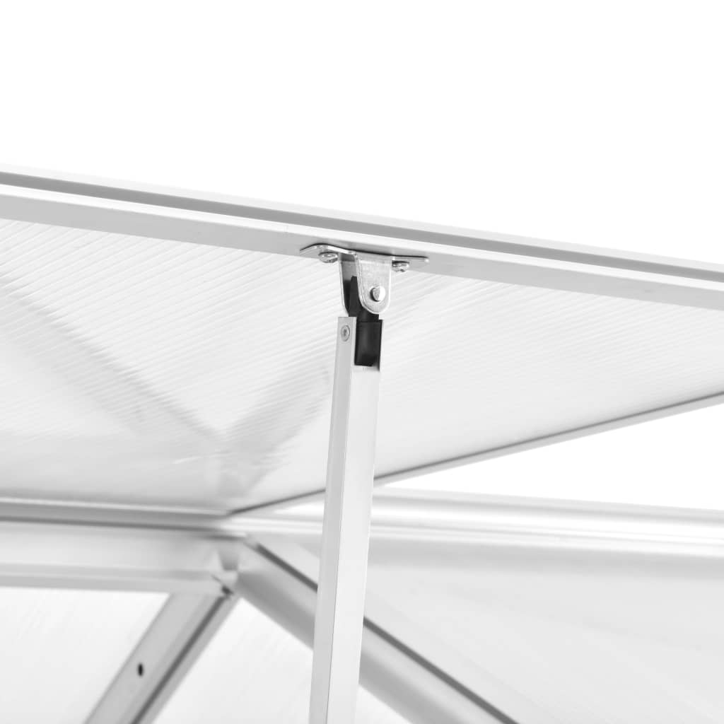 Serre aluminium 362x190x195 cm 13,41 m³