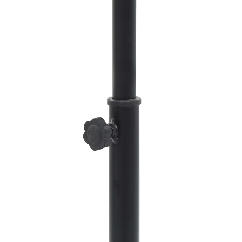 Support de guitare en acier noir