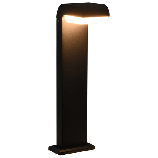 Garden light LED 9 W black oval