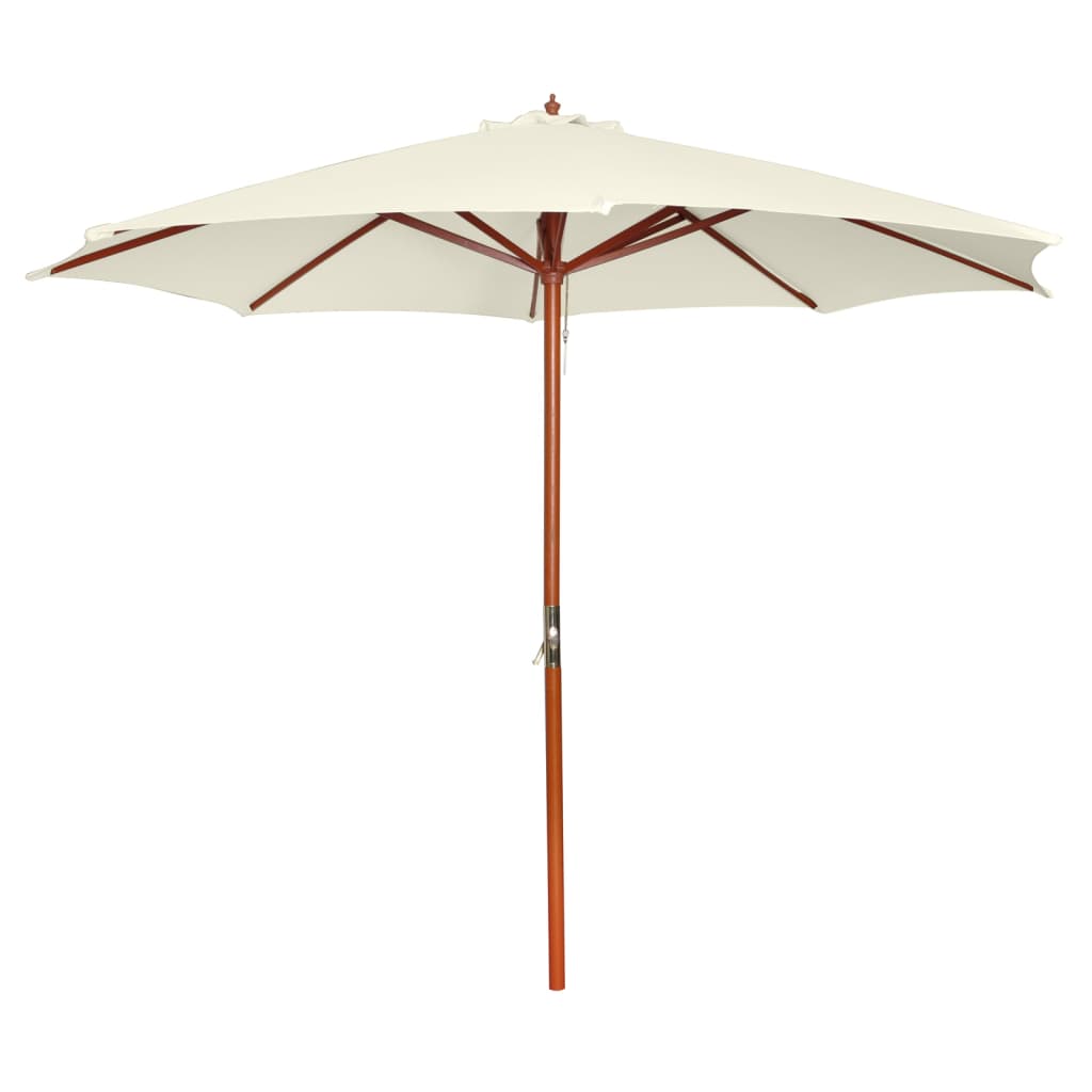 Parasol 300 x 258 cm sand white