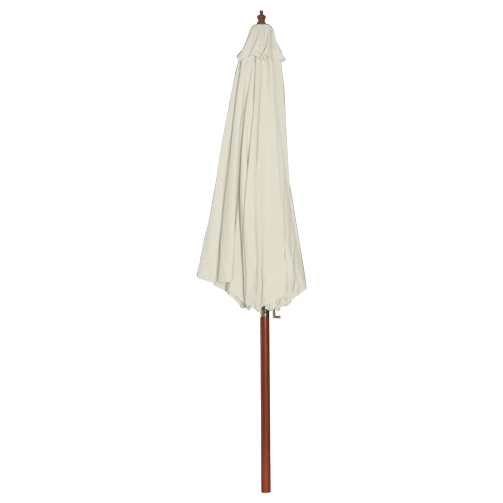 Parasol 300 x 258 cm sand white