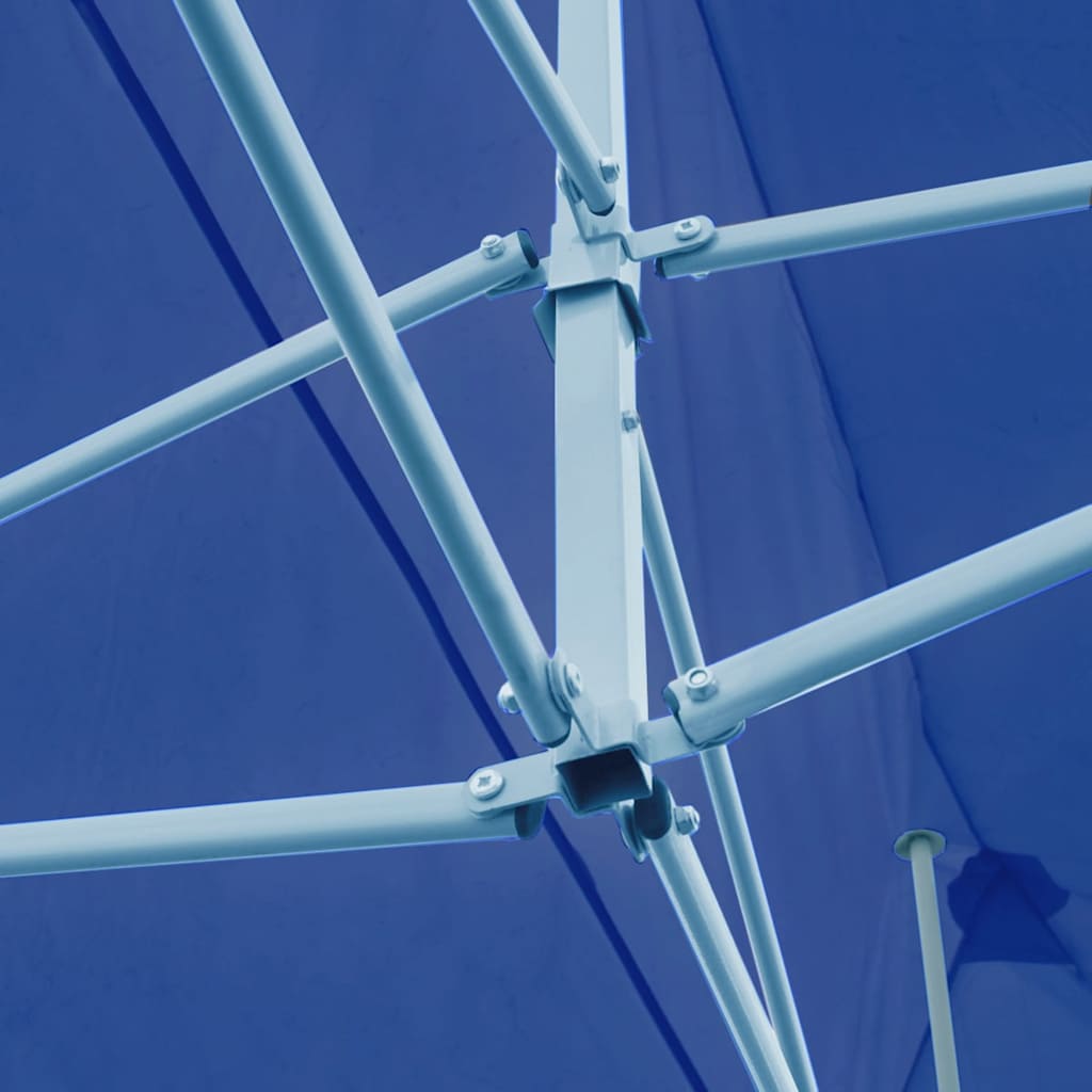 Pop-Up Party Tent Foldable Blue 3×6 m