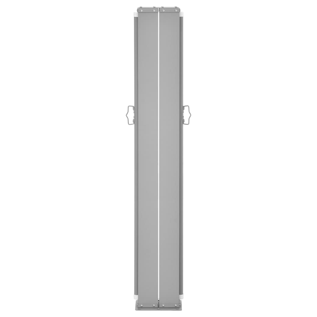 Store latéral extensible 160x600 cm gris