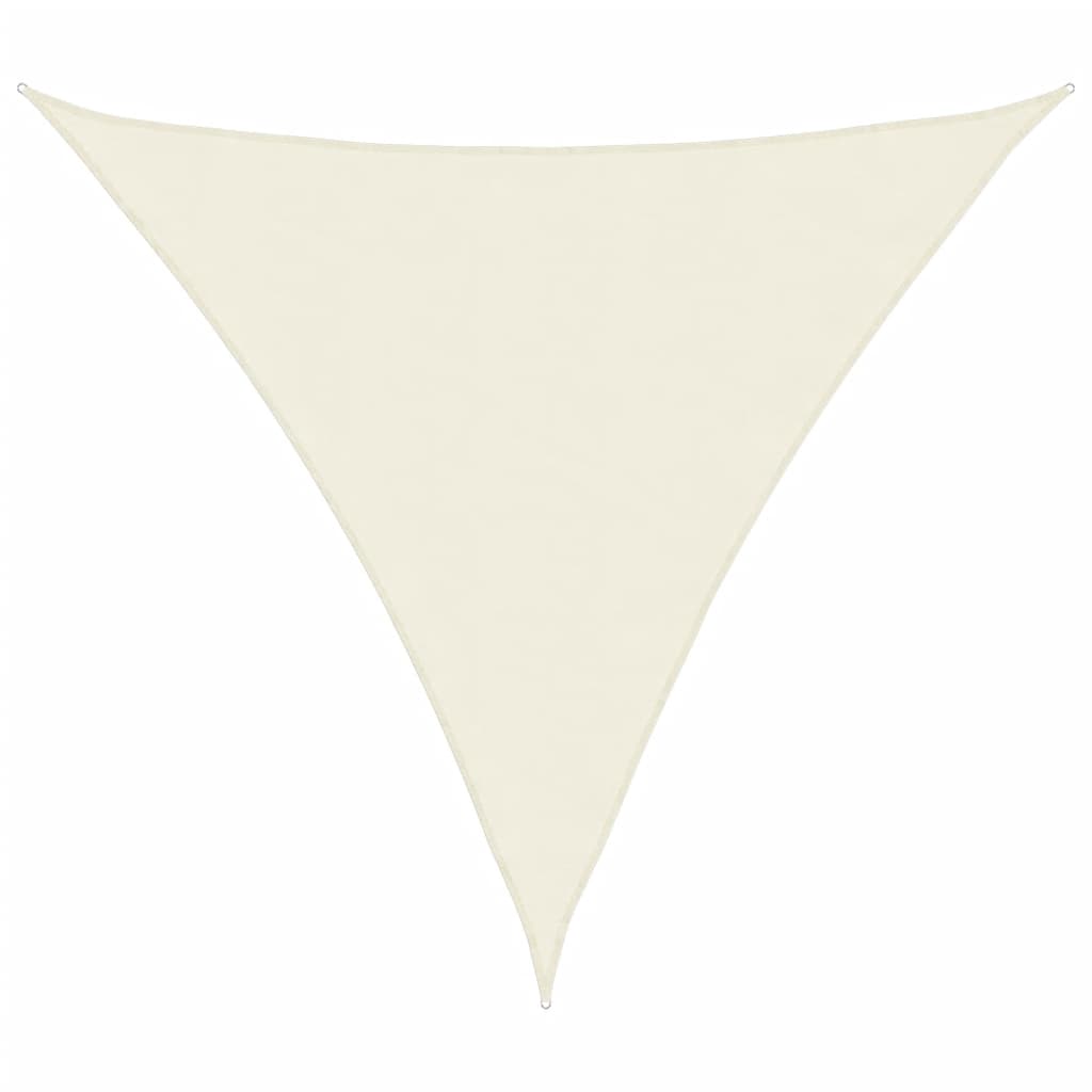 Awning Oxford fabric triangular 3.6x3.6x3.6 m cream