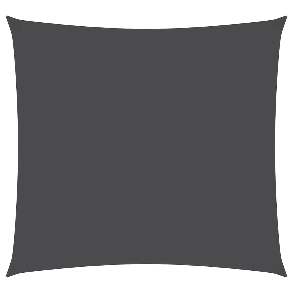 Sun sail Oxford fabric square 3.6x3.6 m anthracite