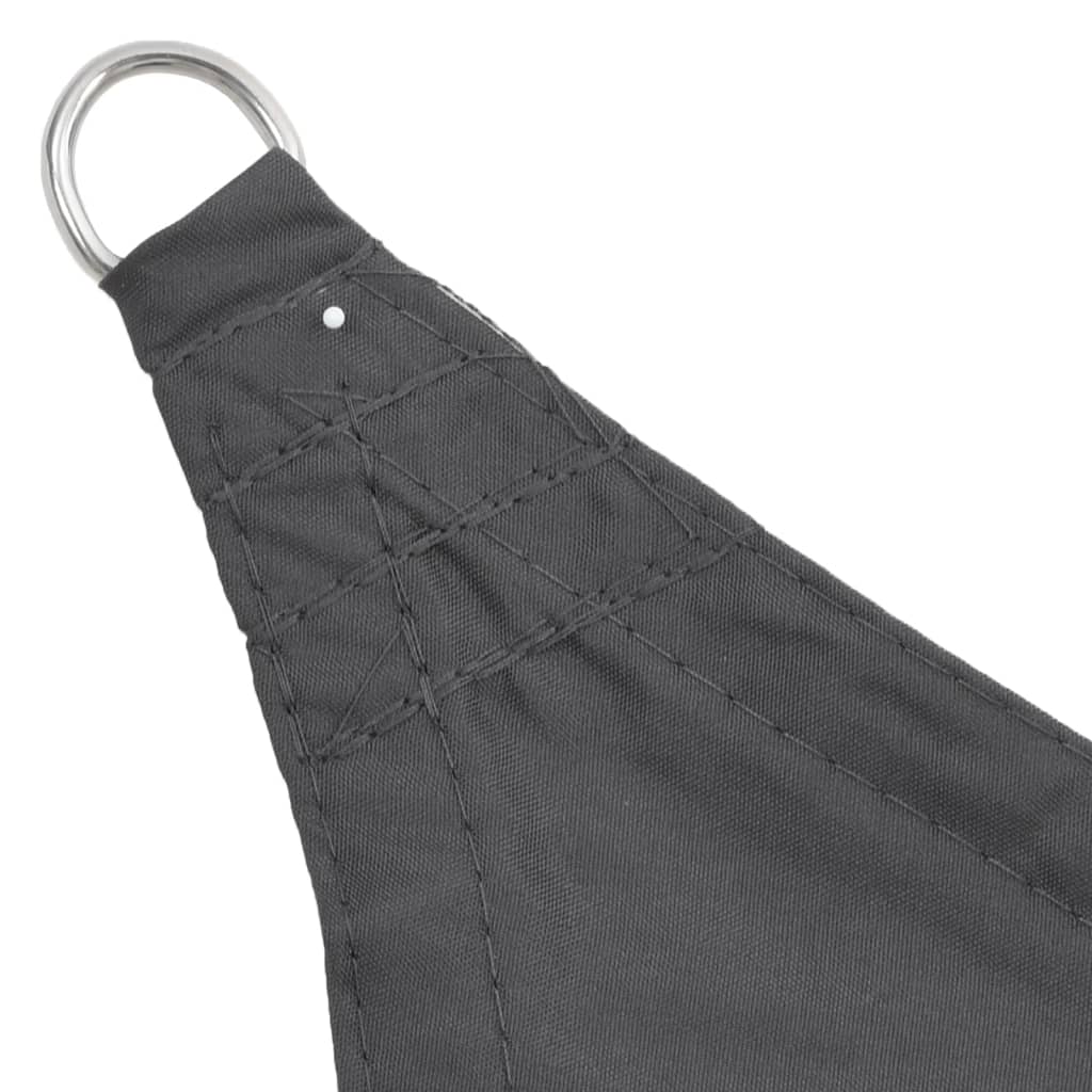 Sun sail Oxford fabric triangular 5x5x5 m anthracite