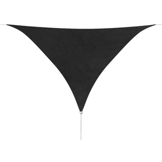 Sun sail Oxford fabric triangular 5x5x5 m anthracite