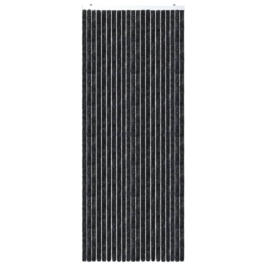 Insektenschutz-Vorhang Anthrazit 90x220 cm Chenille