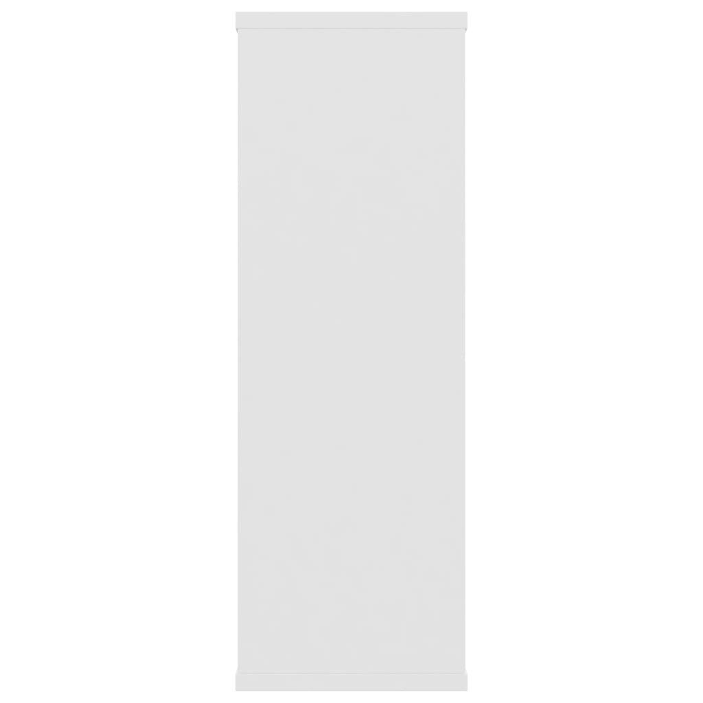 Wall shelves white 104x20x58.5 cm made of wood