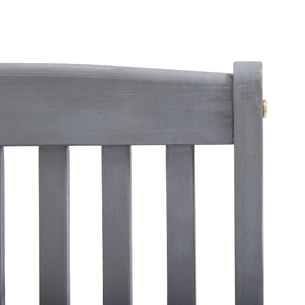 Folding garden chairs 4 pcs. Solid acacia wood