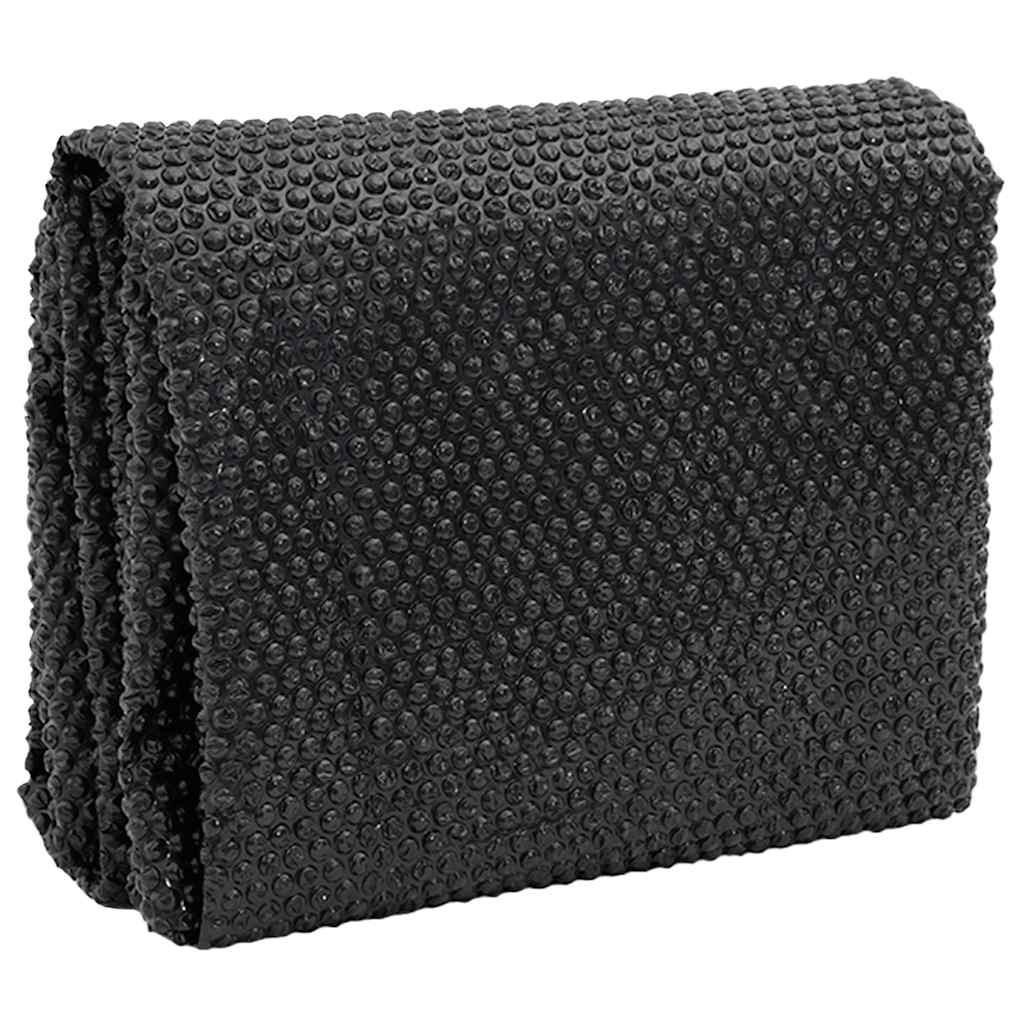 Couverture de piscine noire 260x160 cm PE