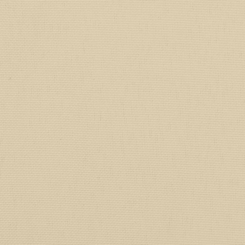 Garden chair cushions for high-back chairs 4 pieces. Beige 120x50x3cm fabric