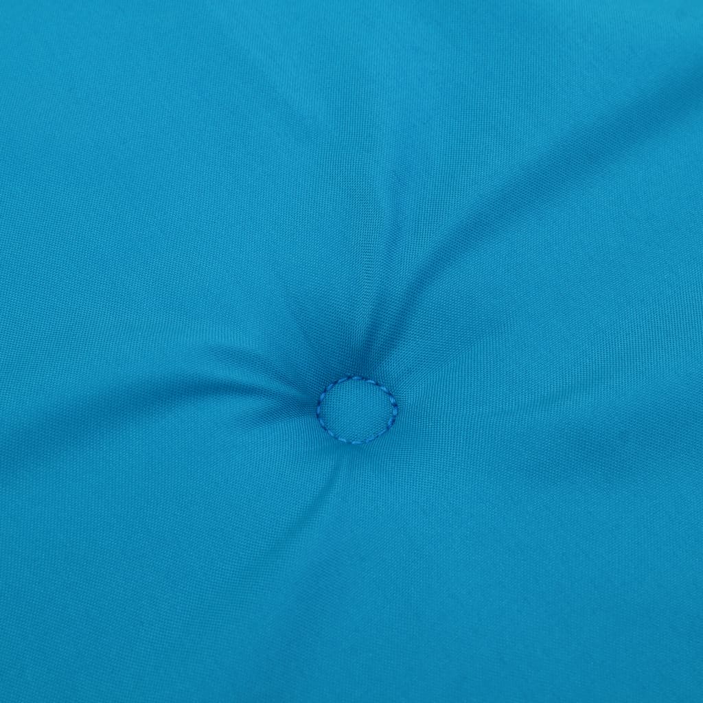 Garden chair cushions for low-back chairs 2 pieces blue 100x50x3 cm