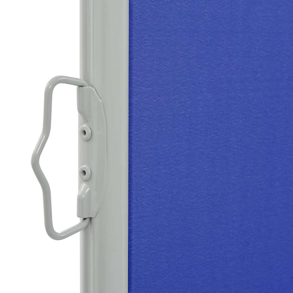 Auvent latéral extensible 100x300 cm bleu