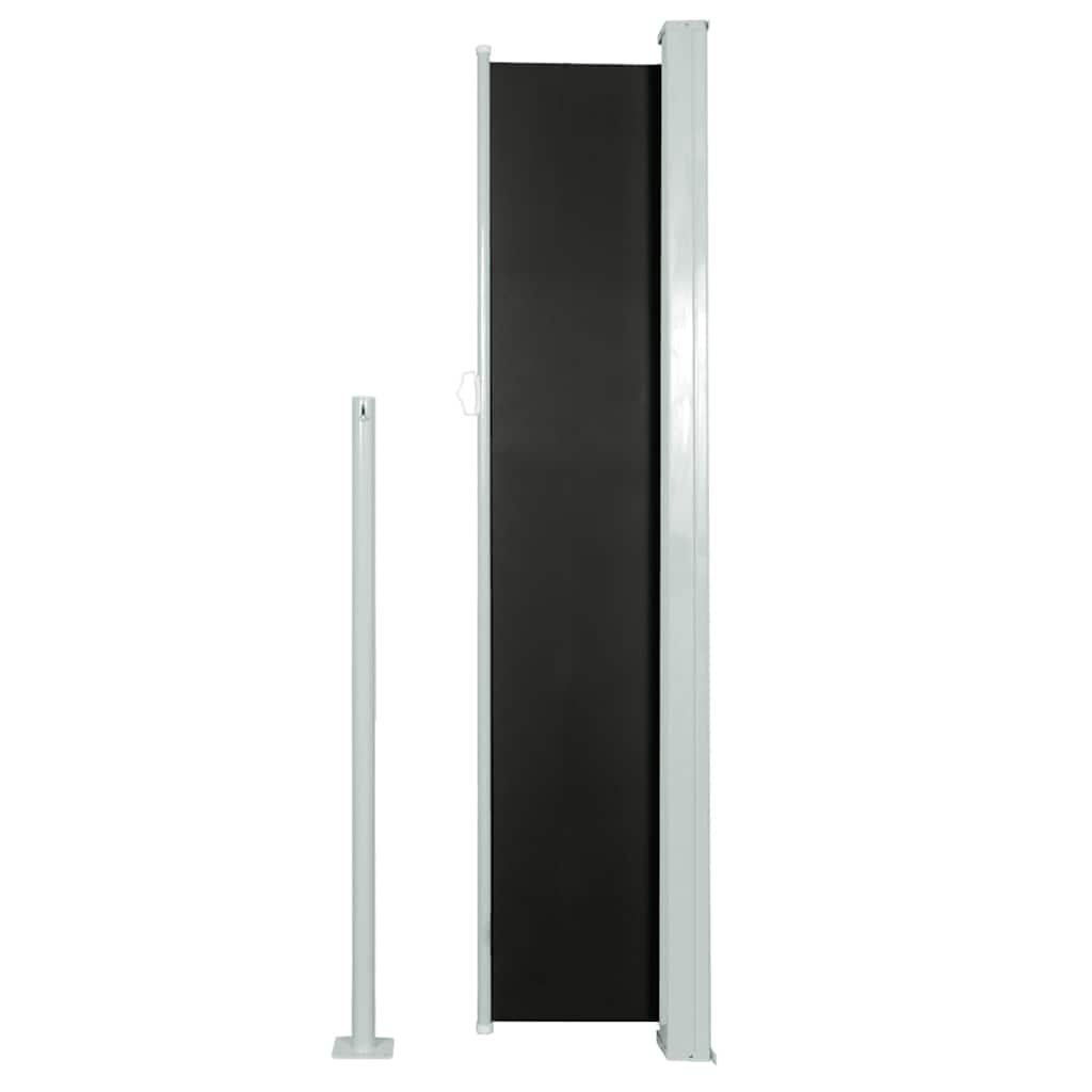 Ausziehbare Seitenmarkise 170×300 cm Schwarz