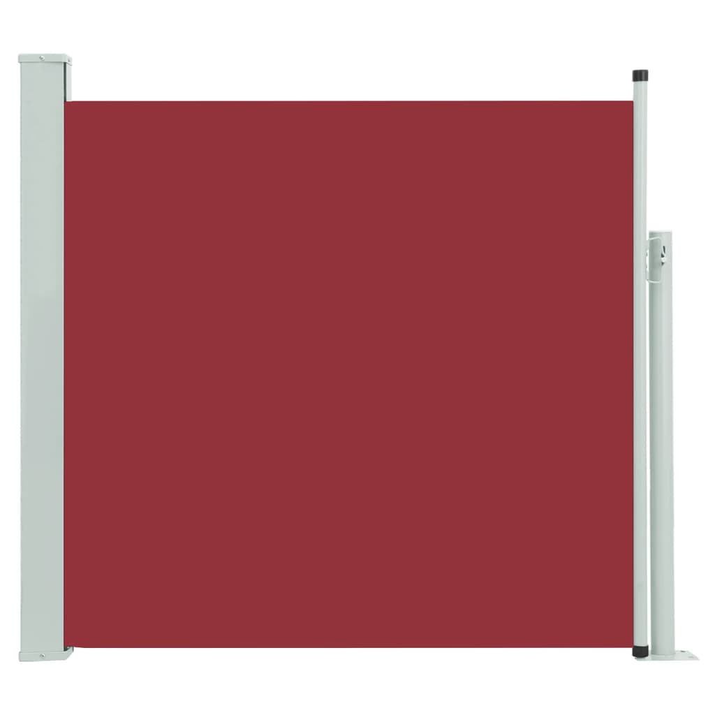 Extendable side awning 170×300 cm red