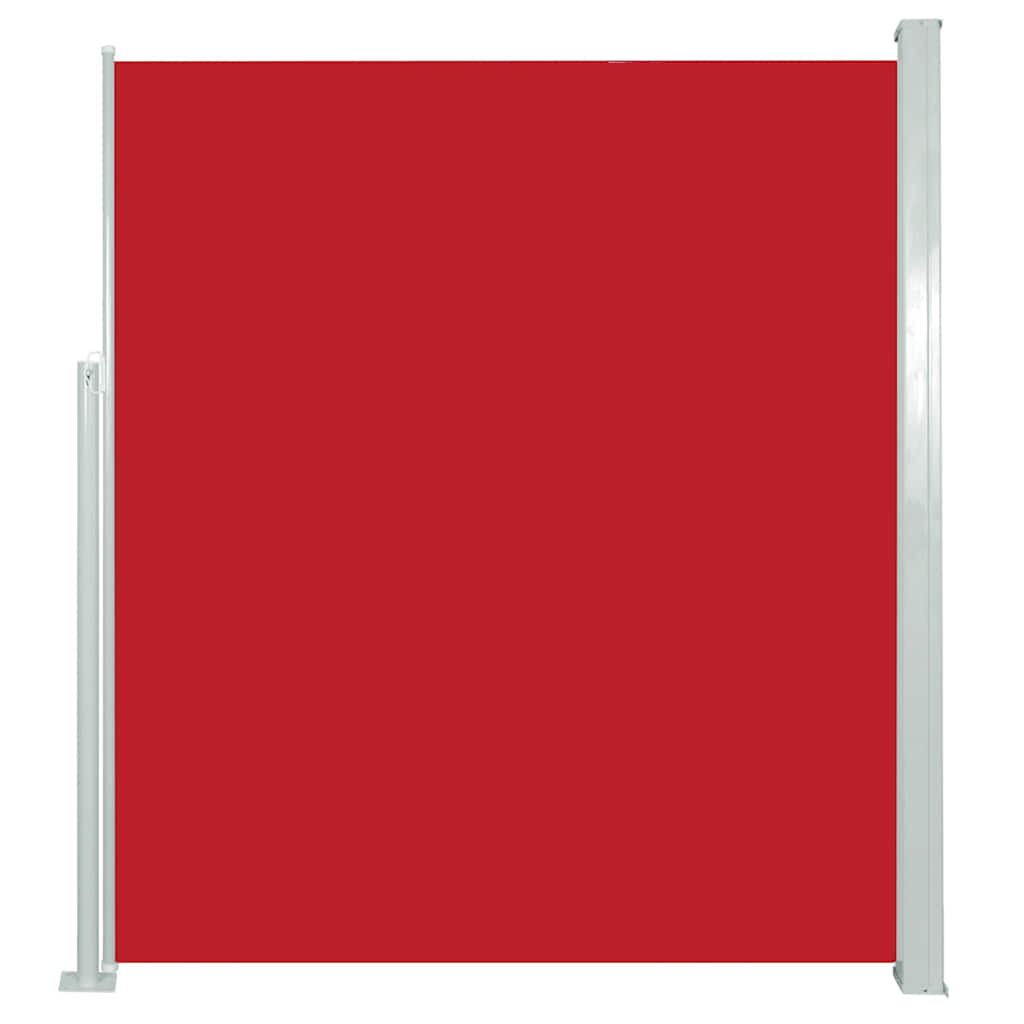 Auvent latéral extensible 170×300 cm rouge