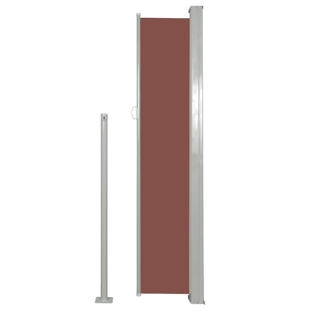 Ausziehbare Seitenmarkise 170×300 cm Braun