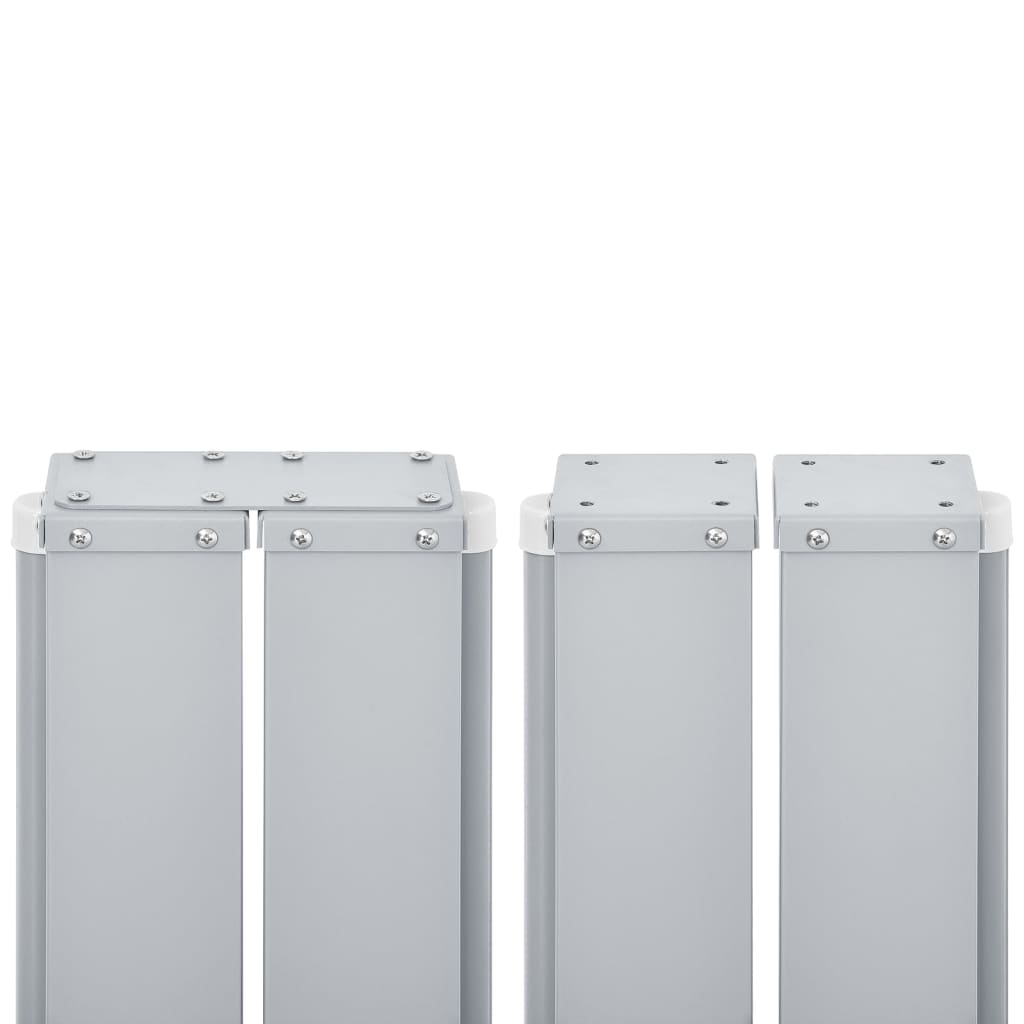 Store latéral extensible noir 100 x 600 cm