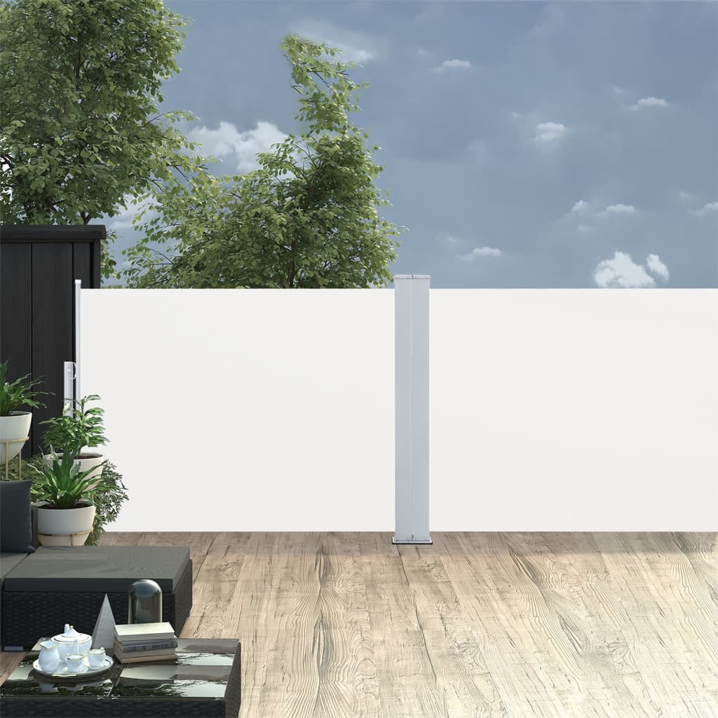 Store latéral extensible crème 100 x 1000 cm