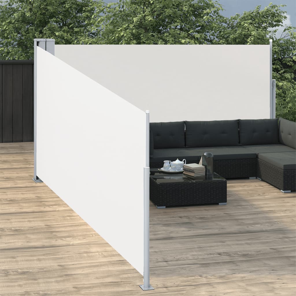 Store latéral extensible crème 140 x 1000 cm