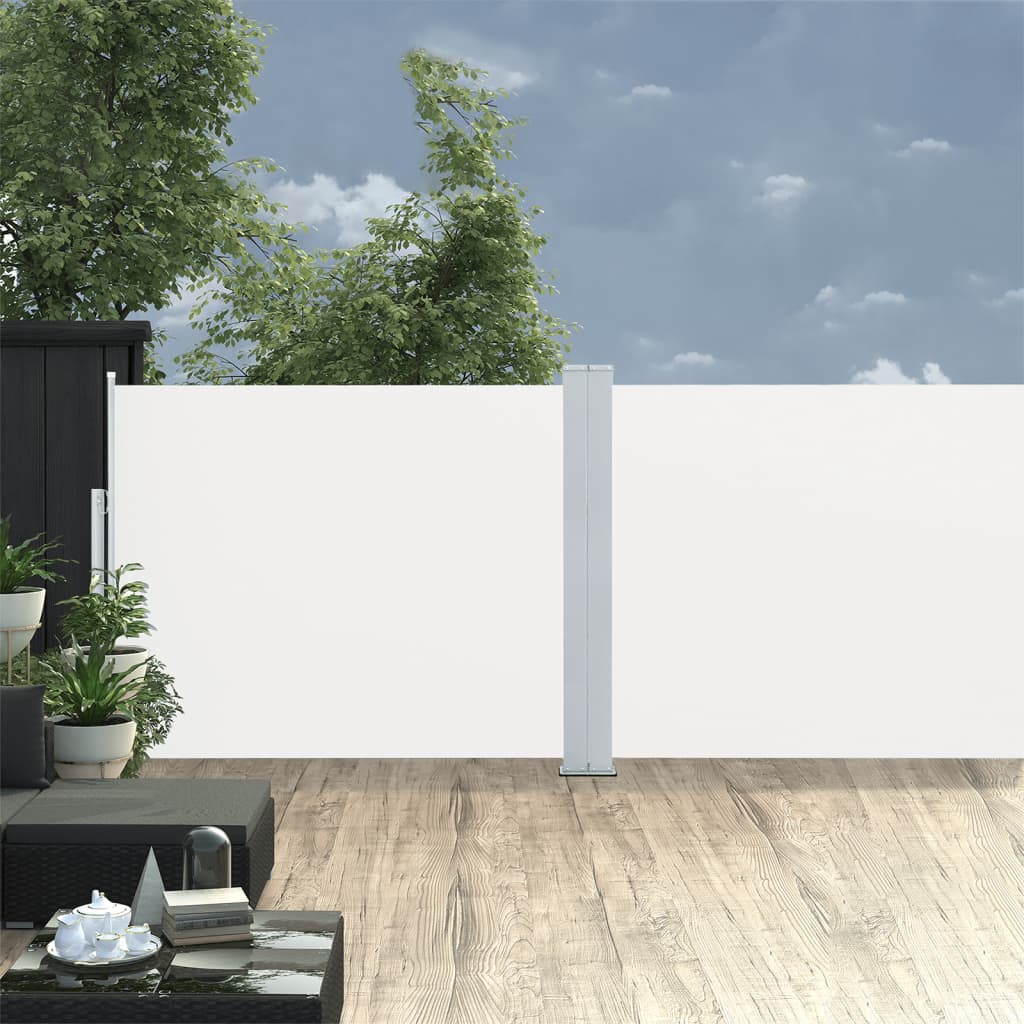 Store latéral extensible crème 140 x 1000 cm