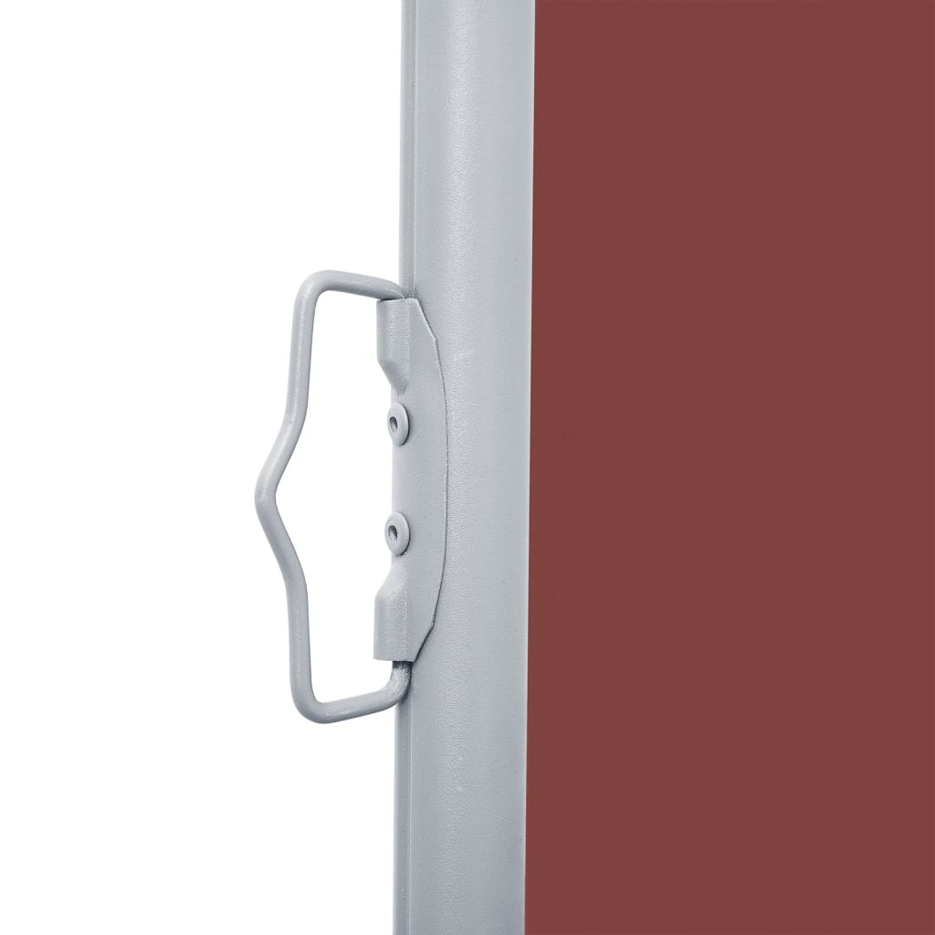 Store latéral extensible marron 140 x 1000 cm