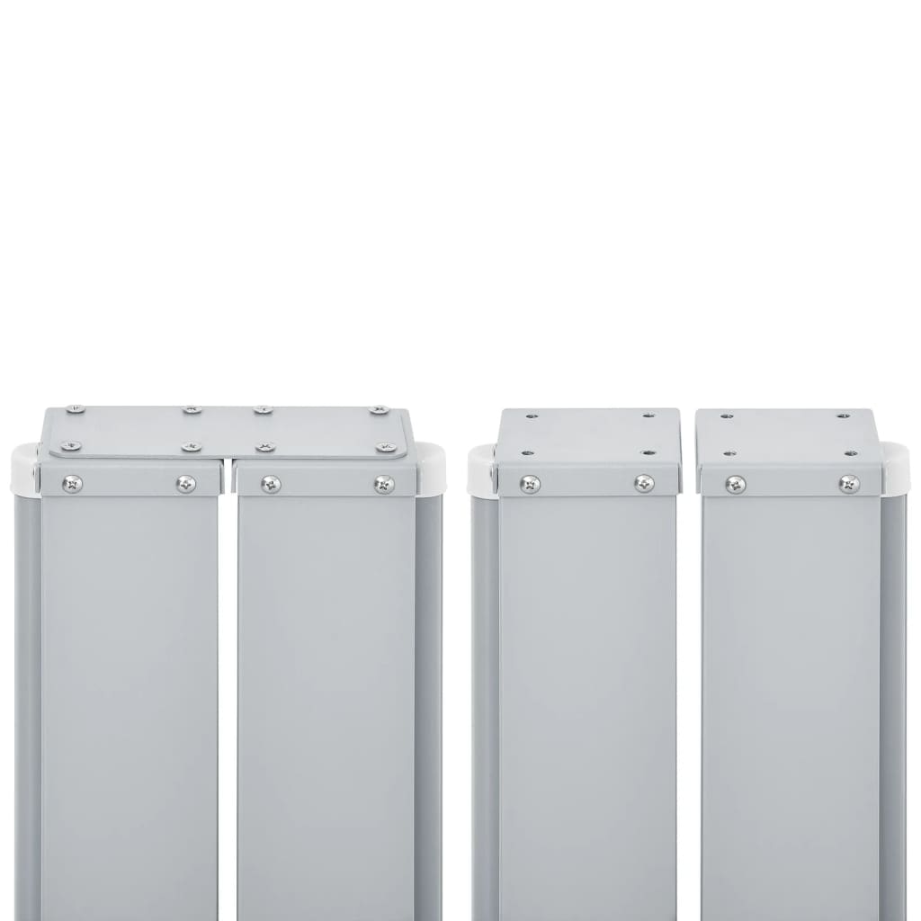 Store latéral extensible bleu 140 x 1000 cm