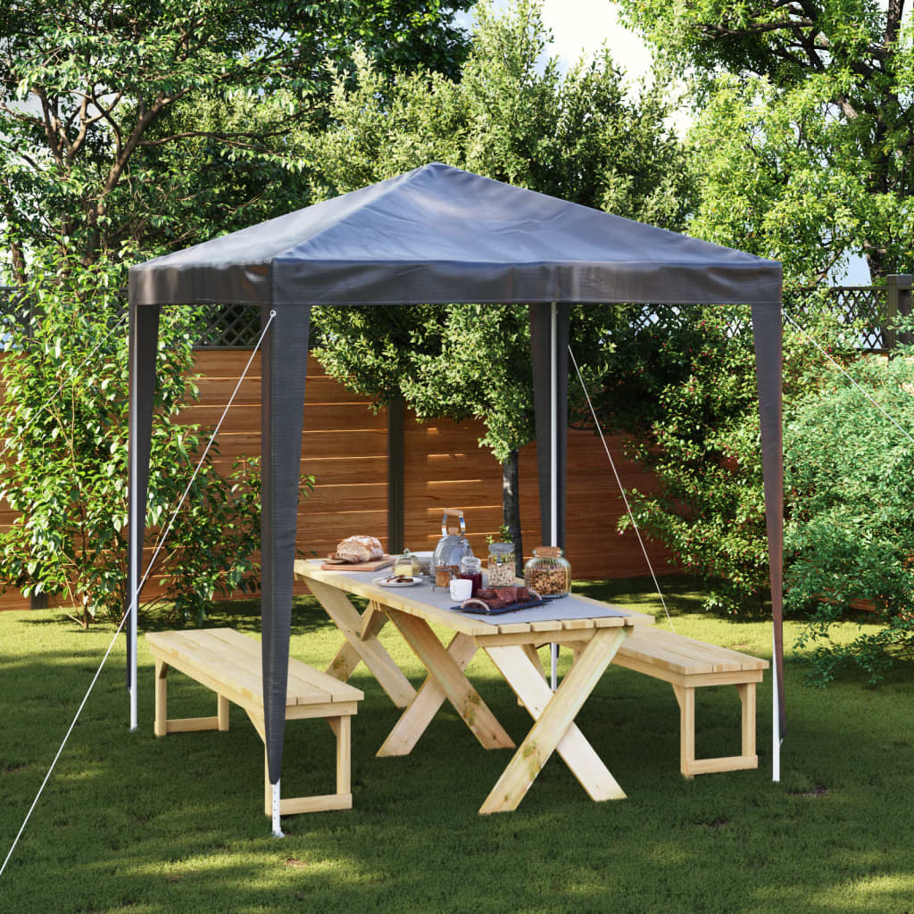 Professional party tent 2x2 m anthracite