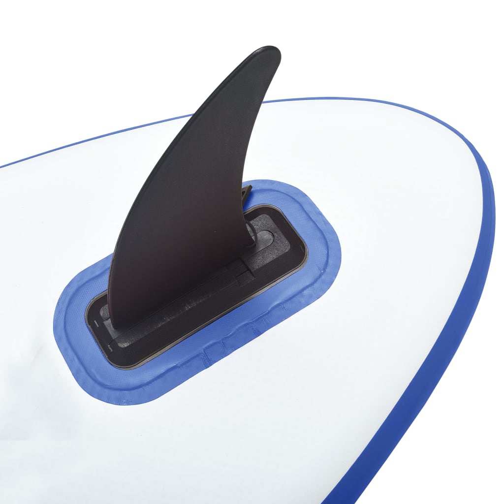Inflatable SUP Board with Sail Set Blue and White